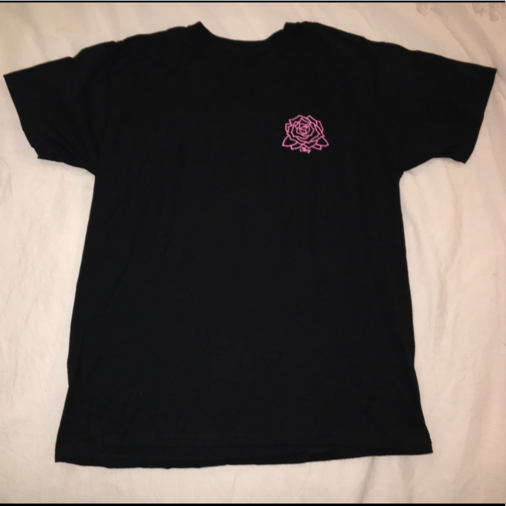 Obey pink flower shirt